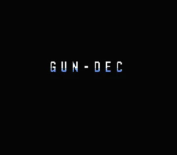 Gun-Dec (Japan) screen shot title